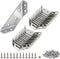 Stainless Steel L Brackets for Wood Heavy Duty Corner Bracket, Angle Bracket,
