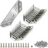 Stainless Steel L Brackets for Wood Heavy Duty Corner Bracket, Angle Bracket,