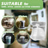 4 330 Count 3G Gallon Small Trash Bags Tear & Leak Resistant Small Garbage Bags For Bathroom White Trash Can Liners