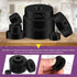 Swpeet 50Pcs Round Rubber Spacer Assortment Kit, 5/6/8/10mm Anti Vibration Black Washers for Home, Car