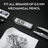 Nicpro 1200 PCS 0.5mm HB #2 Break Resistant Mechanical Pencil Lead Refills, 60 Pack Per Tube