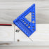 Aluminum Carpenter Square with 3D Multi-Angle Layout Measuring Ruler for Woodworking, Compact Tool