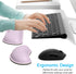 Dapesuom Keyboard Wrist Rest Set - Cute PU Wrist Pad for Computer Keyboard and Mouse Pad, Queen Pink