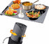 BloomFlex Electric Food Warming Tray Large Buffet Server with Adjustable Temperature, Cool-Touch Handles