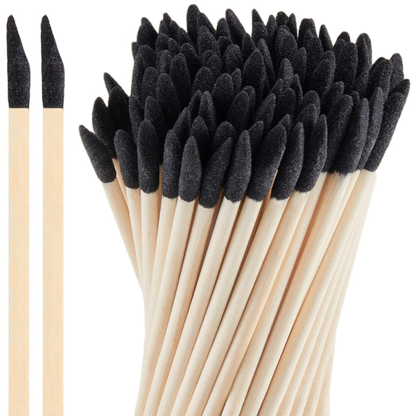 Honoson 100 Pack Sanding Sticks, Fine Detailing Sanding Twigs for Plastic Models Wood Hobby, 280 Grit