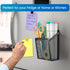 MaxGear Magnetic Pen Holder, 2 Pack Mesh Pencil Holder for Desk Storage, Extra Strong Magnets for Locker, Refrigerator