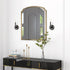 51171-46, Livex Lighting, Copenhagen, Single ADA Sconce, Black Chrome