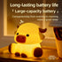 Znpum Dimmable Highland Cow Night Light, Huggwaii Squishy Silicone Lamp for Kids - Touch Sensor Cute Animal Lamp, Soft