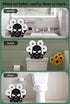 8 Teaeeno Skull Toilet Paper Holder - Animal Toilet Paper Storage, Funny Bathroom Decor, Metal Holder for Extra Rolls
