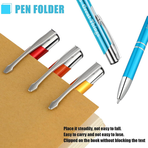 Zonon 10 Pieces Bible Verse Ballpoint Pen - Inspirational Christian Scripture Quote Pen for Women Men