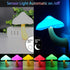 2 Pack 7-Color AUSAYE LED Cute Mushroom Night Light Plug into Wall Lamp Changing Sensor Night Lights for Kids Adults