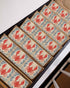 BOHOOSKYLAR 4 8"x30" Marine Life Stair Treads Lobster Shell Coral Ocean Indoor Non Slip Peel and Stick Stair Treads
