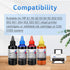 Ink Refill Kit for HP 60 61 63 64 65 902 932 952 950 951, Refillable Ink Cartridge for HP Envy 4500 4520 5643