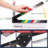 Hilitchi Film Movie Cut Action Board, Acrylic Plastic Slate with Color Sticks and 5 Whiteboard Markers