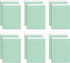TOPS Prism Writing Pads, 8-1/2" x 11-3/4", Legal Rule, Green, Perforated, 50 Sheets, 12 Pack (63190)