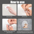 Self Adhesive Metal Clips, 12 Pcs Upgrade Strong Clips for Hanging, Organization, Spring Clip for Home, Office