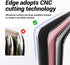HONKID Metal Aluminum Mouse Pad in Pink, Thin Hard Waterproof Mouse Mat for Laptop and PC