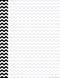 Barker Creek Designer Computer Paper, Black Chevron, 8.5” x 11”, Decorative Printer Paper, 50 Sheets per Pkg