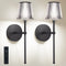 TaoFiaCo Battery Operated Wall Sconces Set of 2, Wireless Wall Sconce with