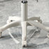 funrautz 360-Degree Armless Height Adjustable Rolling Stool with Wheels, Backless Swivel Chair with Faux Leather