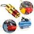 8 Pcs 1/4" Male NPT Pressure Relief Valve Safety Valve Air Compressor Check Valve (200 psi Set Pressure)