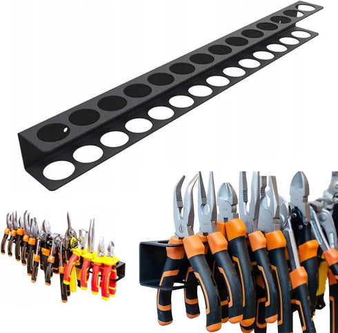 Generic Screwdriver Organizer,Steel Plier Storage Mount For Wall - Hand Tool Organization Supplies -For Workbench