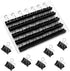 SANNIX 36 PCS Medium Binder Clips, 1-1/4 inch Black Paper Clamps for Office Home School