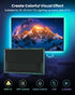 9.84ft 32-43 Inch 44 LED Lights for TV, RGB+IC TV Lights Backlight Strip Behind, with Scene Modes, Bluetooth APP