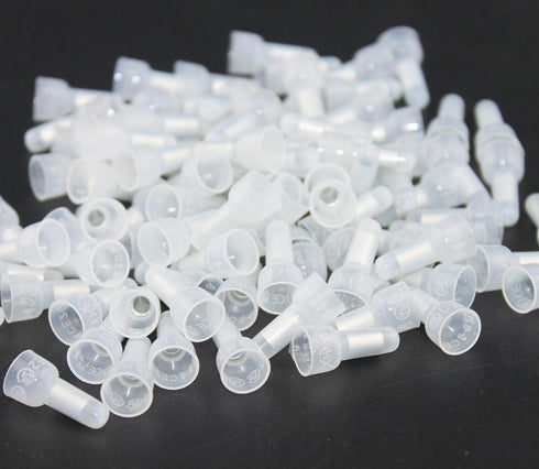 Rextin 1000pcs CE2 Closed End Wire Crimp Connectors, Protective Terminals