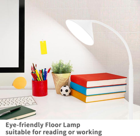 18W 2700K-6500K mukuxin LED Floor Lamp, Floor Lamp with Remote & Touch Control, Adjustable Eye Caring Standing Light