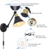 Dimmable Dimmer Room(1 Pack, 1 Bulb TRLIFE Wall Sconce Plug in, Wall Sconce Wall Lights with Plug in Cord and On/Off