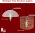 Royal Designs, Inc. Hanging Pendant Lighting, Vintage-Style Keyless Pendant Light Socket and Canopy, Antique Brass