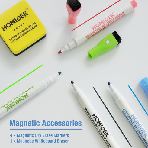 Magnetic Whiteboard for Fridge, 3 Pack Small Dry Erase Boards with 4 Markers & 1 Eraser, 11 x 17 for Home