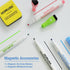Magnetic Dry Erase Board Sheet, 3 Colors with 4 Markers & 1 Eraser, Reusable 8.5 x 14 Magnetic Whiteboard