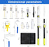 30PCS Pole-2 4 12",House Set Paint Roller Kit with Extension to FT,Wall Painting Supplies with Paint Edger Roller Brush