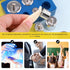 7 Pcs Precision Scale Calibration Weight Set: 5g, 10g, 2x20g, 50g, 100g Steel Weights with Tweezers