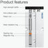 Pneumatic Air Cylinder: 16mm Bore 50mm Stroke, Small Double Rod Double Action TN16x50