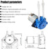 2PCS 12V DC Dosing Pump, Low Flow Peristaltic Pump Liquid Small Dosing Pump with Connector for Aquarium Lab