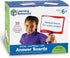 Learning Resources Write-on/Wipe-Off Answer Boards, Set of 10 Erasable Boards, Ages 6+