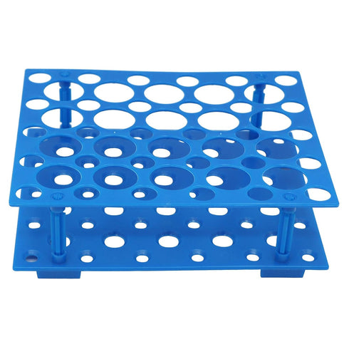 Centrifuge Tube Rack, 2 Pieces Detachable Holder for 50-Well Plastic Stand, 15ml, 50ml Tubes