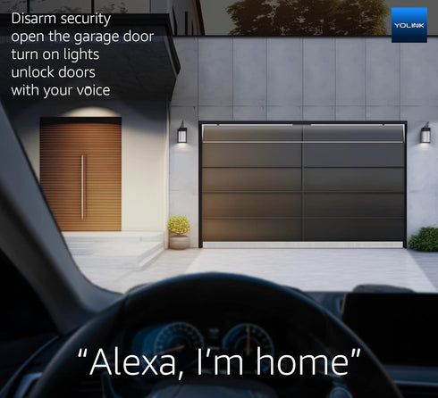 YoLink Smart Garage Door Sensor with Door Left-Open Reminders, Works with Alexa, Google, IFTTT, Hub Required