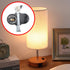 CHENJIN E26 Dual Lamp Socket with 1/8 Bracket Electric Wood Double Fork Lamp Holder for Chandeliers, Black