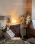 Dimmable ONEWISH Mushroom Lamp Small Bedside Table Lamp-Nightstand Nightlight Stepless, Translucent Glass Desk Lamp
