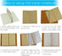 Travelers Notebook Inserts Lined Paper, Refill for Travel Journal, 7.5 X 4 Inch - Set of 3, 240 Pages