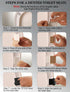 paobteiy (gray-1pc) Toilet Lid Lifter, Avoid Touching Toilet Cover Handle, Bathroom Accessories for Home, Office, Hotel