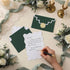 50 Sets 5 3.5 Inch 5 Fumete Green Wavy Thank You Cards with Envelopes and Stickers x Colors Thank You Cards Blank Notes