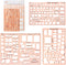 Mr. Pen House Plan Templates - Interior Design and Furniture Drafting Tools, Set of 3