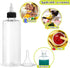 22Pack 8oz Plastic Squeezing Bottles - Clear Oil Dispenser Dropper Bottle with Twist Top Cap for Crafts and More