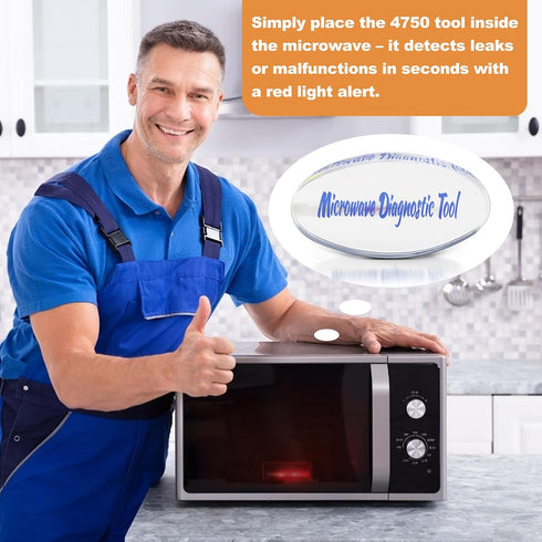 4750 Home/Commercial Microwave Diagnostic Tool - Microwave Oven Safety Tester for Microwave Oven Inspection (Circle)