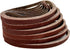 1/2 x 18 Sanding Belt Assortment, 48 Pack, 8 Each of 60 80 120 150 240 400 Grit